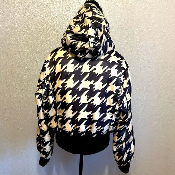 Baby phat women’s houndstooth puffer jacket size XL - Picture 5 of 15